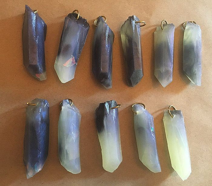 CAST CRYSTAL PENDANTS- STORM BORN 2
