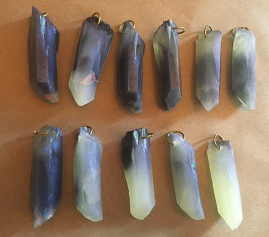 CAST CRYSTAL PENDANTS- STORM BORN 2