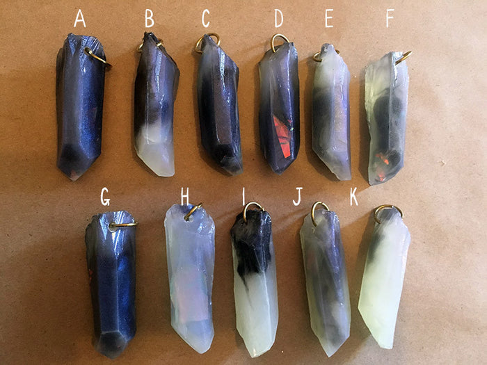 CAST CRYSTAL PENDANTS- STORM BORN 2