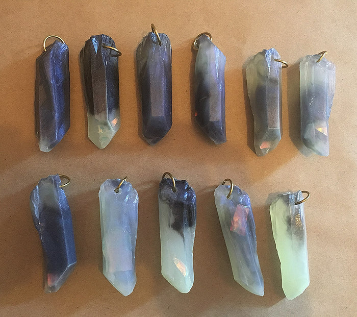 CAST CRYSTAL PENDANTS- STORM BORN 2