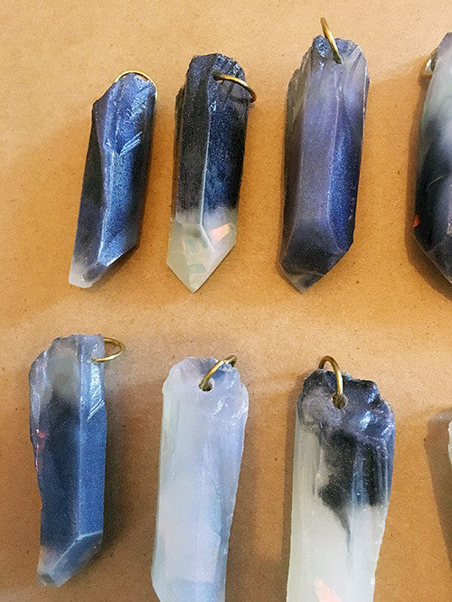 CAST CRYSTAL PENDANTS- STORM BORN 2