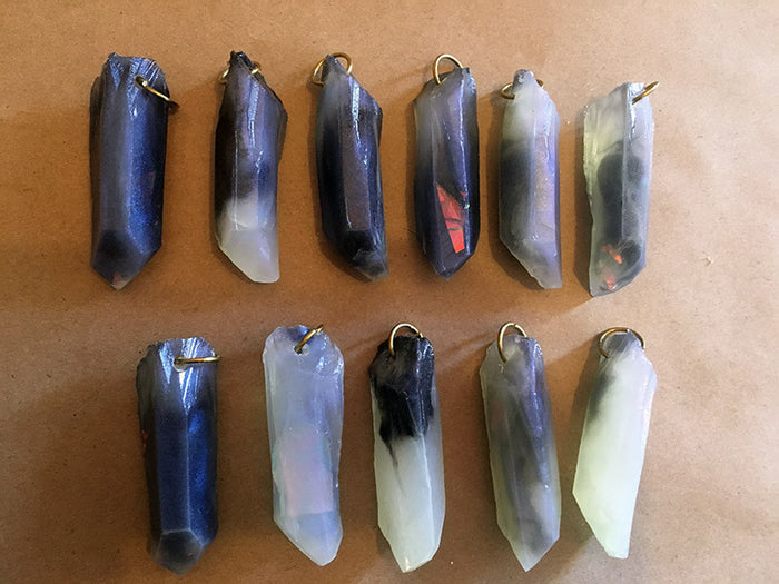 CAST CRYSTAL PENDANTS- STORM BORN 2
