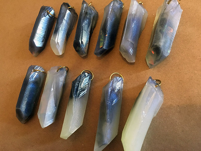 CAST CRYSTAL PENDANTS- STORM BORN 2