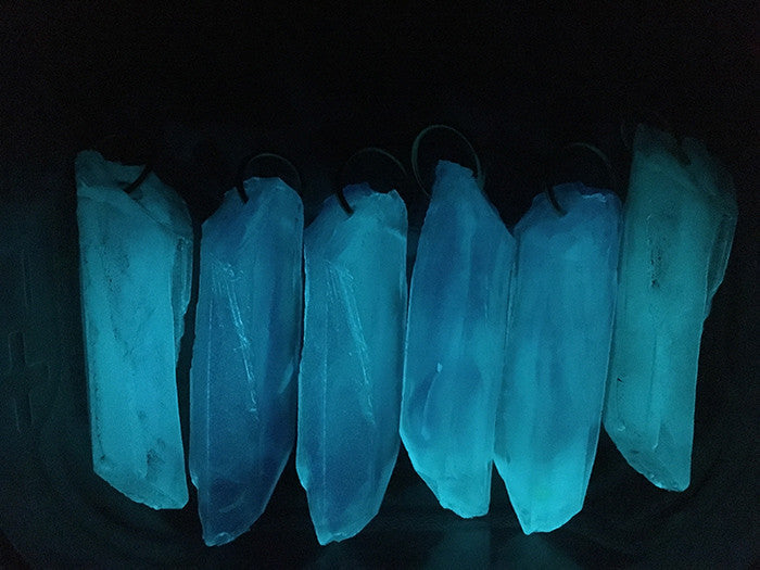 CAST CRYSTAL PENDANTS- SWIRLED SUNSET