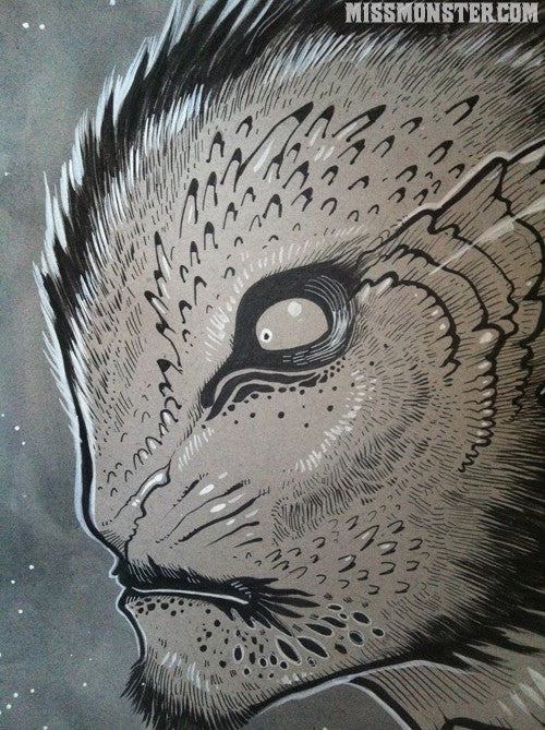 CATMAN- ORIGINAL INK DRAWING