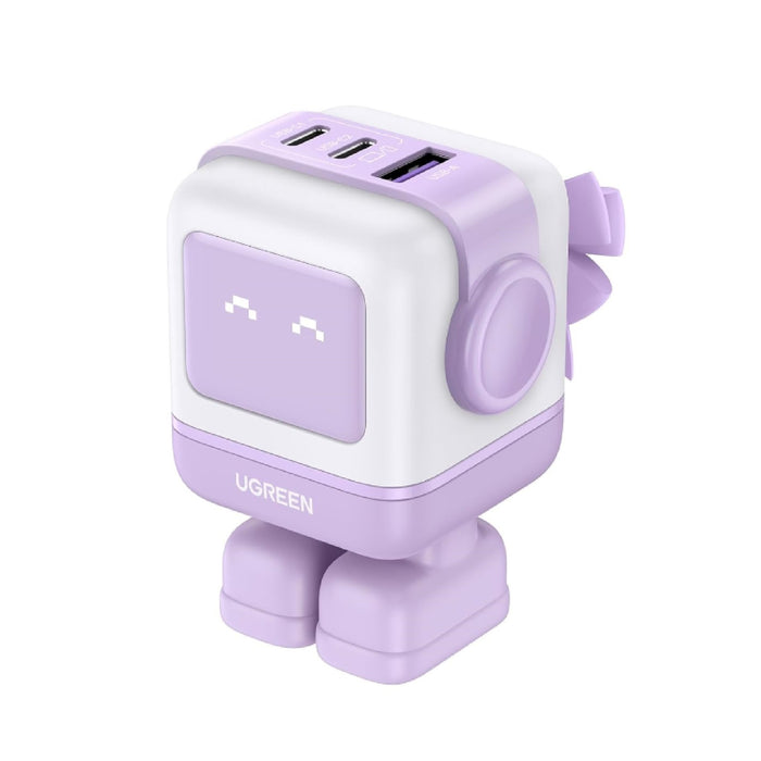 CD361 UGREEN 3 PORT ROBOT GAN TECH CHARGER 65W PUR