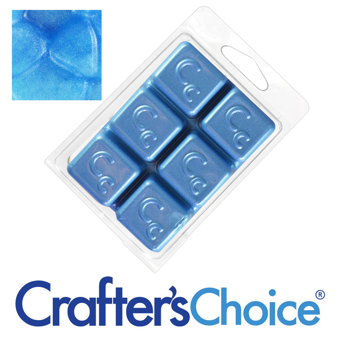 Celestial Blue Sparkle Mica Soap Color Blocks