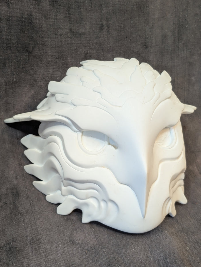 CELESTIAL OWL BLANK MASK- READY TO SHIP