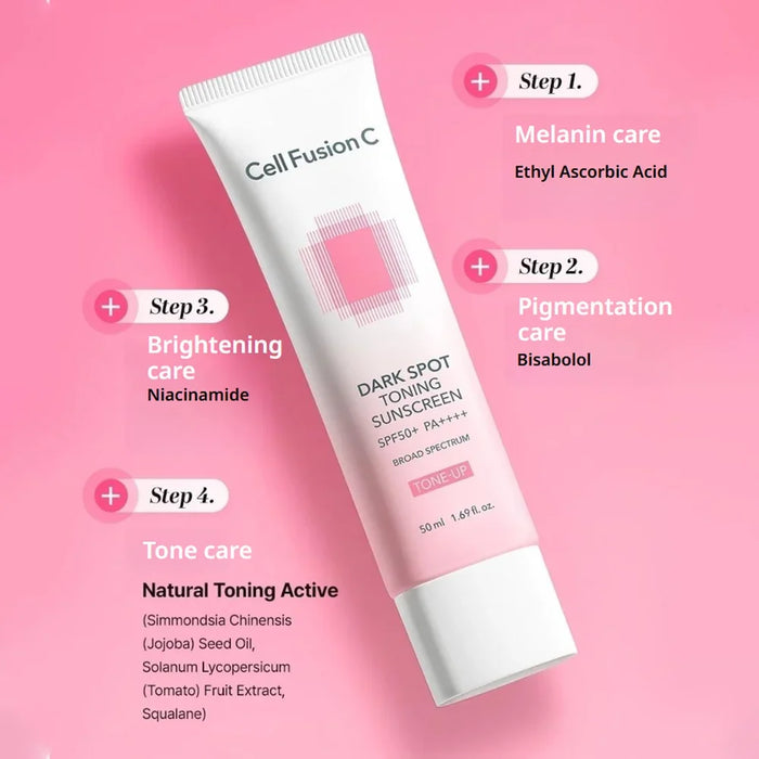 [Cell Fusion C] Dark Spot Toning Sunscreen SPF50+ PA++++ 50ml - Ballagrio