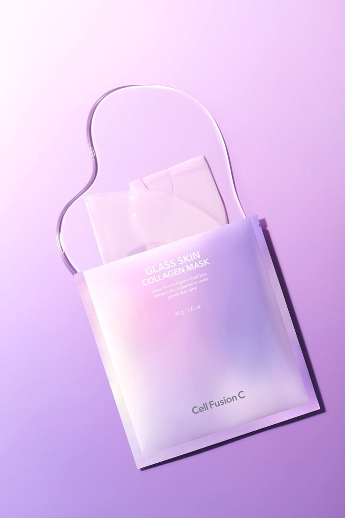CellFusionC Glass Skin Collagen Mask 35g*5ea - Komiko Beauty