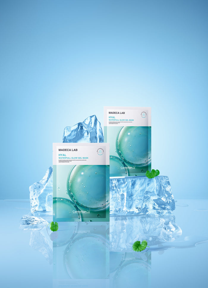 Centellian24 Madeca Lab Hyal Waterfull Glow Gel Mask 5ea - Komiko Beauty