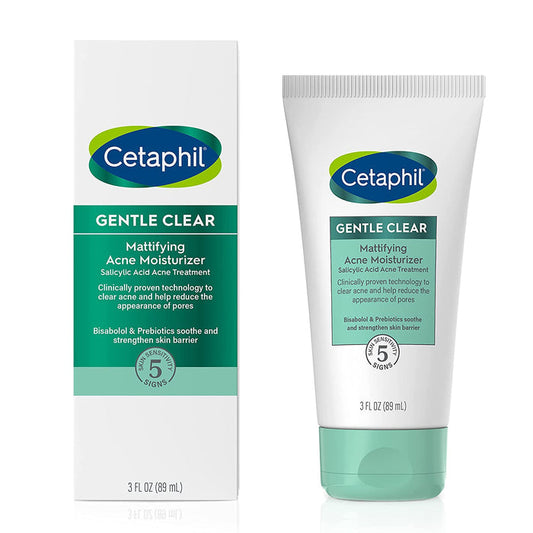 CETAPHIL Gentle Clear Mattifying Acne Moisturizer Salicylic Acid Acne Treatment كريم الساليسيلك اسد لللبشرة