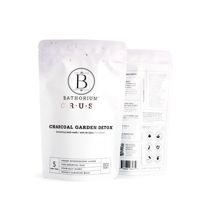Bathorium-Charcoal Garden Detox Crush-Body-crush-charcoal-garden-600g-front_back-The Detox Market |