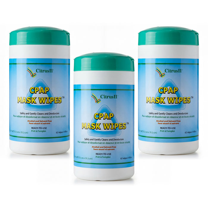 Citrus II CPAP Mask Wipes 3-Pack