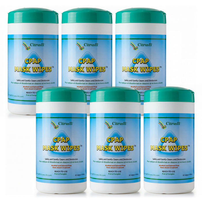 Citrus II CPAP Mask Wipes 6-Pack