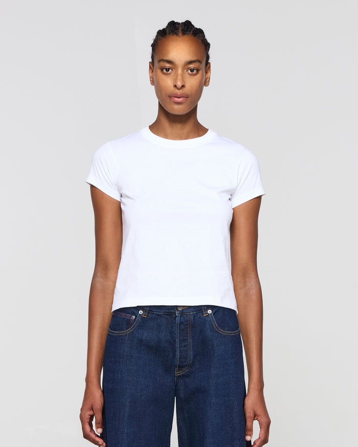 Classic Cotton Short Sleeve T-Shirt - White