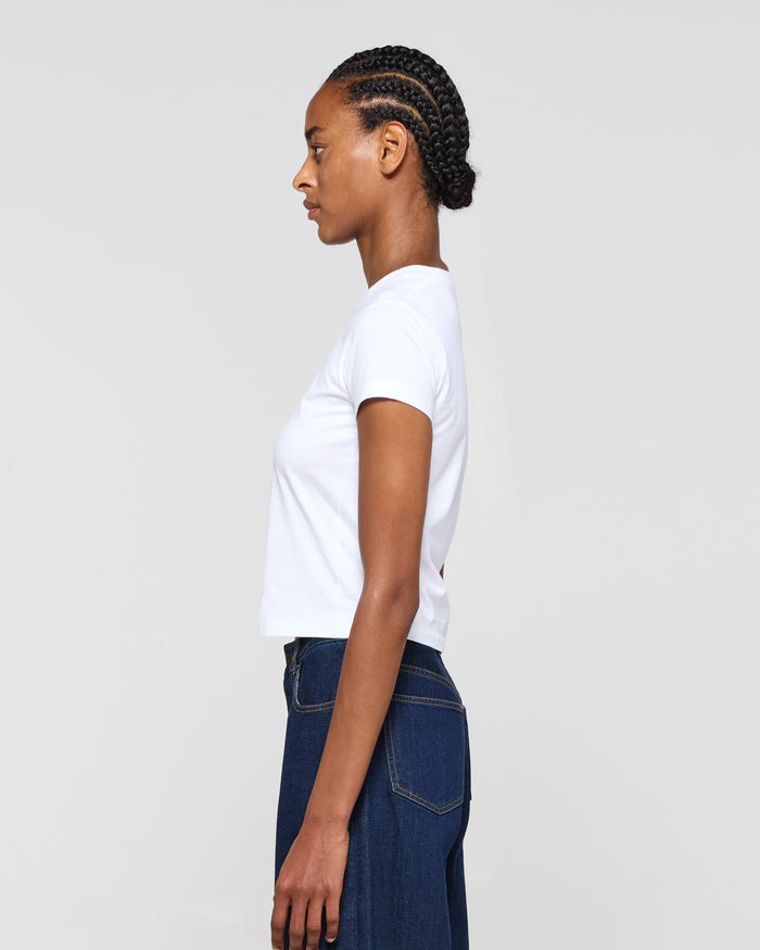 Classic Cotton Short Sleeve T-Shirt - White