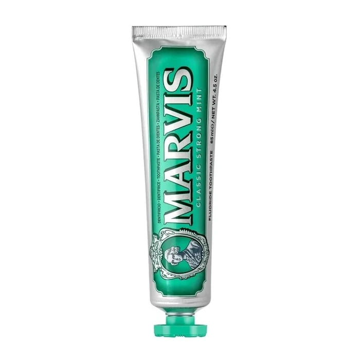 Classic Strong Mint Fluoride Toothpaste for Fresh Breath - 85ml