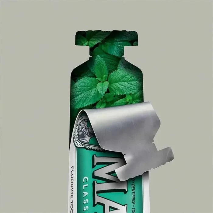 Classic Strong Mint Fluoride Toothpaste for Fresh Breath - 85ml