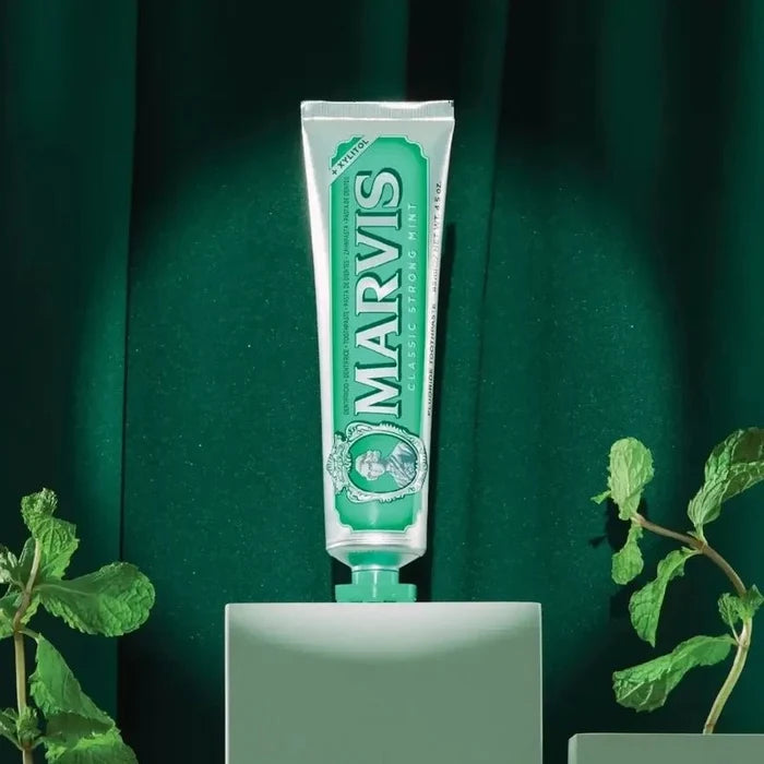 Classic Strong Mint Fluoride Toothpaste for Fresh Breath - 85ml
