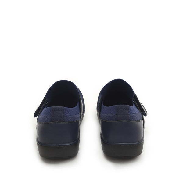 Clearance Alegria Navy Blue Multi Qwik Shoes