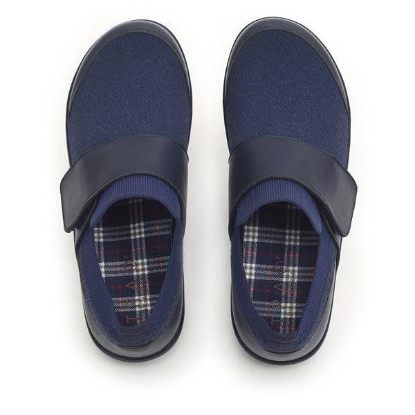 Clearance Alegria Navy Blue Multi Qwik Shoes