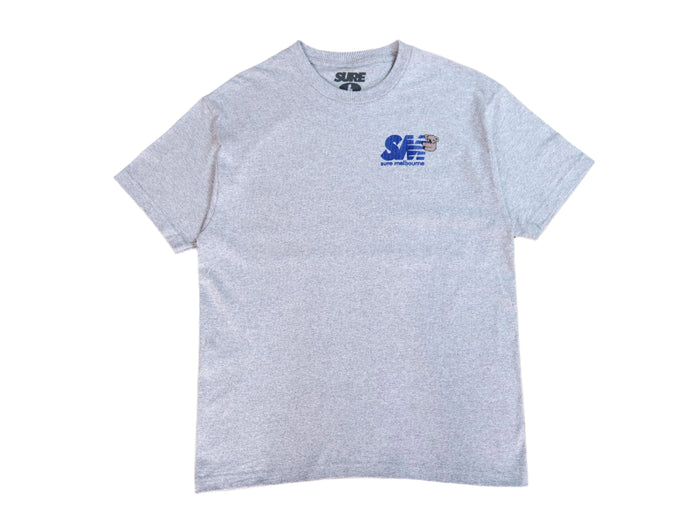Clippy T - Athletic Heather / Navy