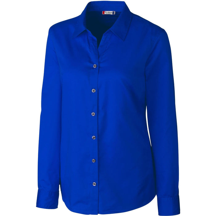 Clique Women's Avesta Long Sleeve Stain Resistant Twill