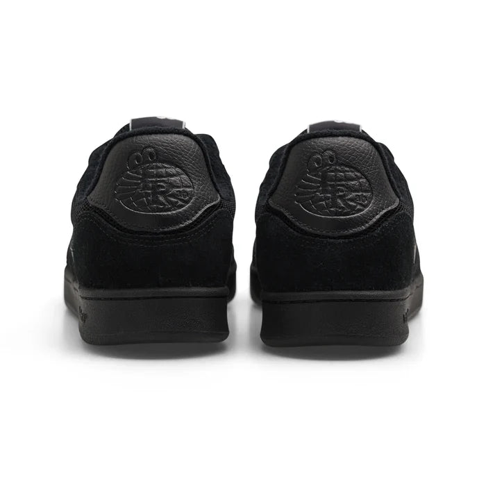 CM002-Lo Suede Leather Mesh - Black / Black