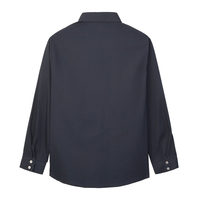 CULTIVATION Collared Shirt (Navy) | Isetan KL Online Store