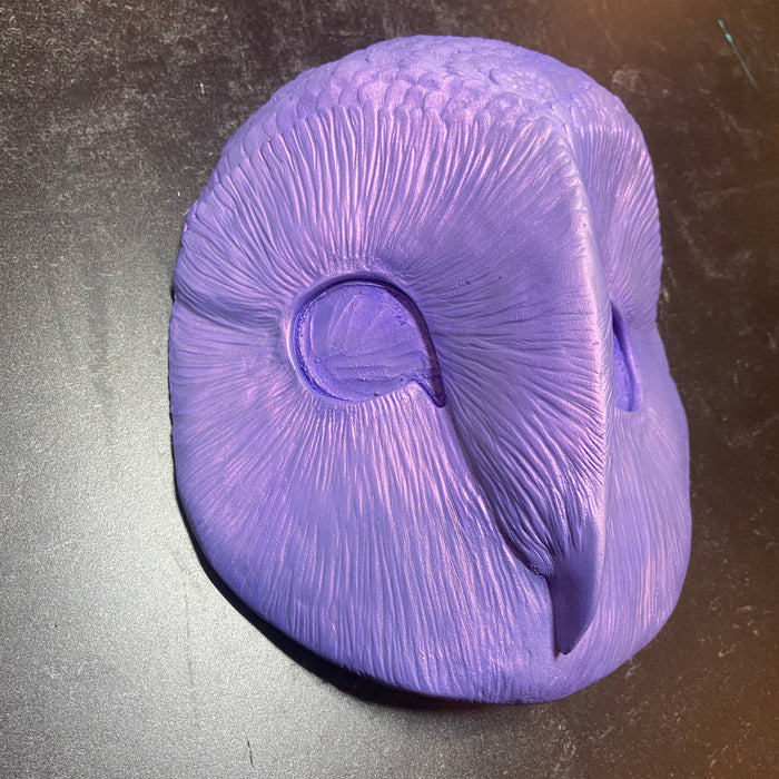 COLOR SHIFT OWL MASK BLANK ** SLIGHT FLAW**