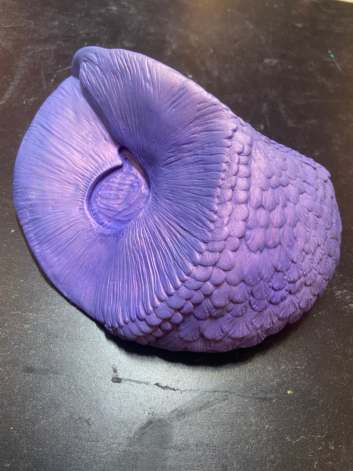 COLOR SHIFT OWL MASK BLANK ** SLIGHT FLAW**