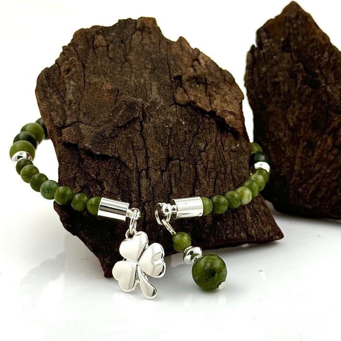 Connemara Horseshoe Bracelet - Shamrock