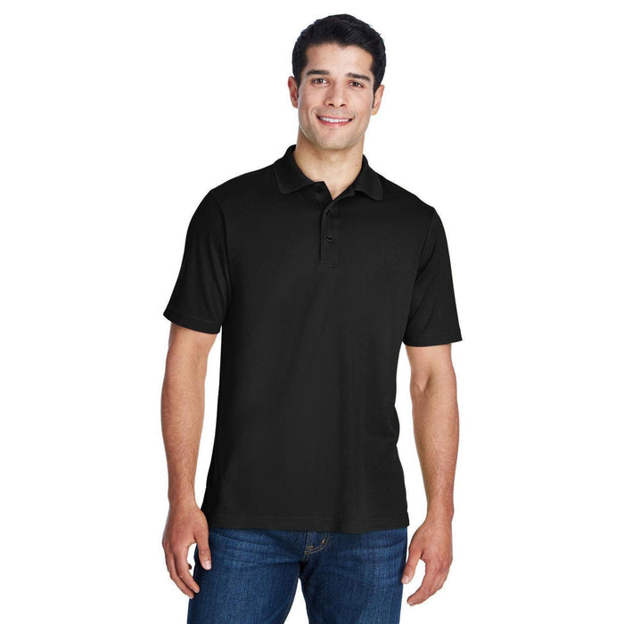 Core 365 Tall Performance Pique Polo Shirt-Men's Polos-CORE365-Black-LT-Thread Logic