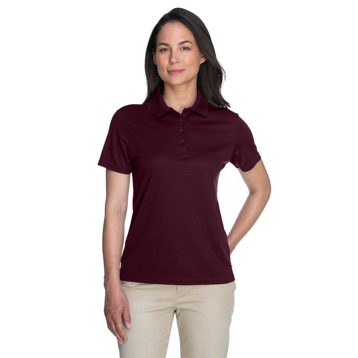 Core 365 Ladies Performance Pique Polo-Ladies Polos-CORE365-Burgundy-XS-Thread Logic