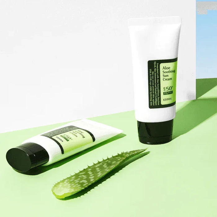 [COSRX] Aloe Soothing Sun Cream SPF 50+ PA+++ 50ml - Ballagrio
