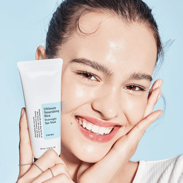 [COSRX] Ultimate Nourishing Rice Overnight Spa Mask 60ml - Ballagrio