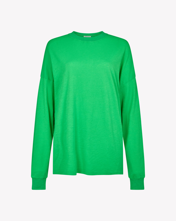 Cotton Long Sleeve T-Shirt - Classic Green