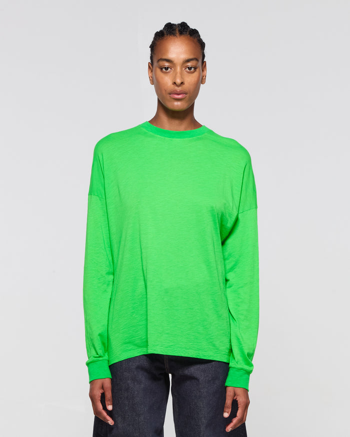 Cotton Long Sleeve T-Shirt - Classic Green
