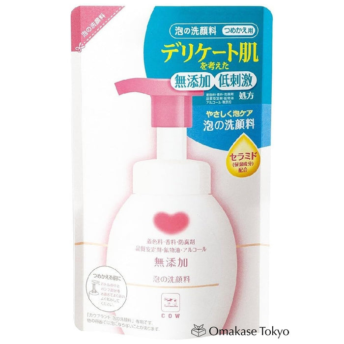 Cow Brand Additive-Free Foaming Face Wash Refill 180ml
