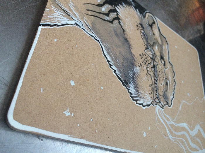 CREATURE INK DRAWING- SPIRIT TIGER