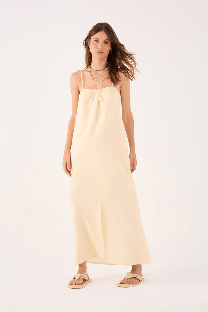 Cropped Twist-Neckline Dress_1