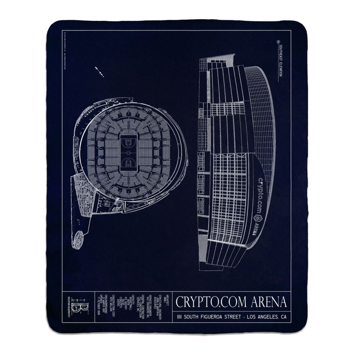 Crypto.com Arena Fleece Sherpa Blankets