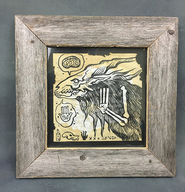 CULT CREATURE INK DRAWINGS