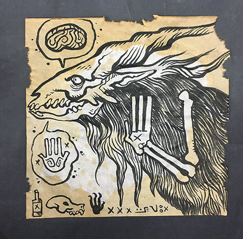 CULT CREATURE INK DRAWINGS