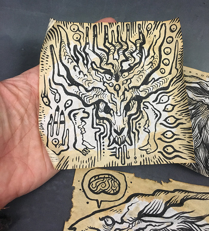 CULT CREATURE INK DRAWINGS