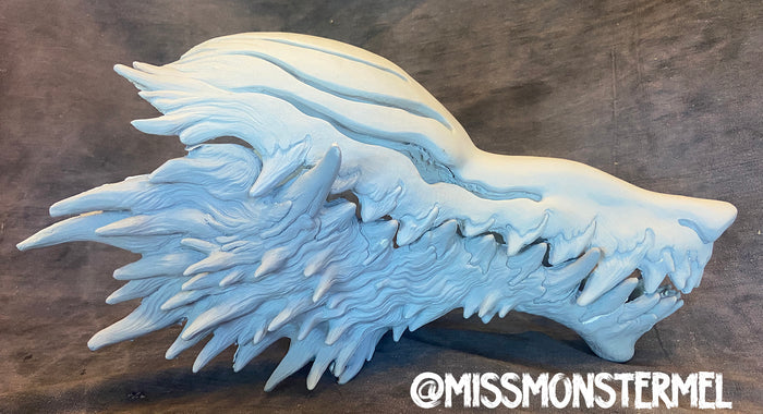CUSTOM ORDER- TOP/EARS**FLUXWOLF BLANK MASK KIT PREORDER **1-3 MONTH PRODUCTION TIME**