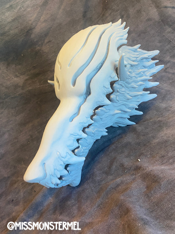 CUSTOM ORDER- TOP/EARS**FLUXWOLF BLANK MASK KIT PREORDER **1-3 MONTH PRODUCTION TIME**