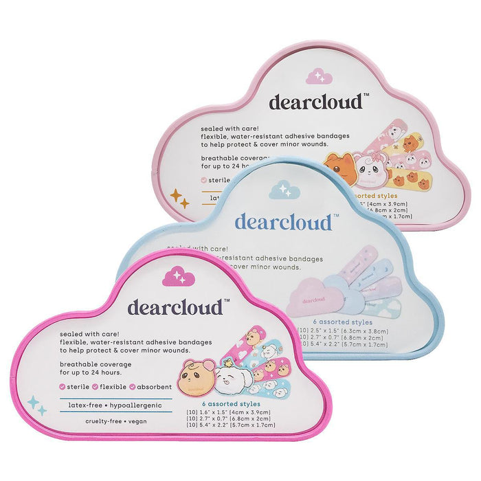 Dearcloud Comfort Bandages with Reusable Tin 30 pcs