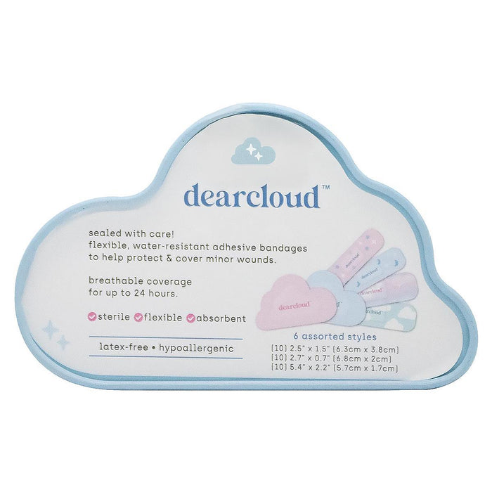 Dearcloud Comfort Bandages with Reusable Tin 30 pcs
